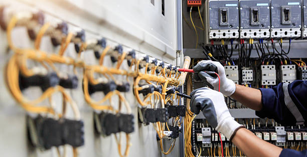 Professional Electrician technician working in Milam, TX